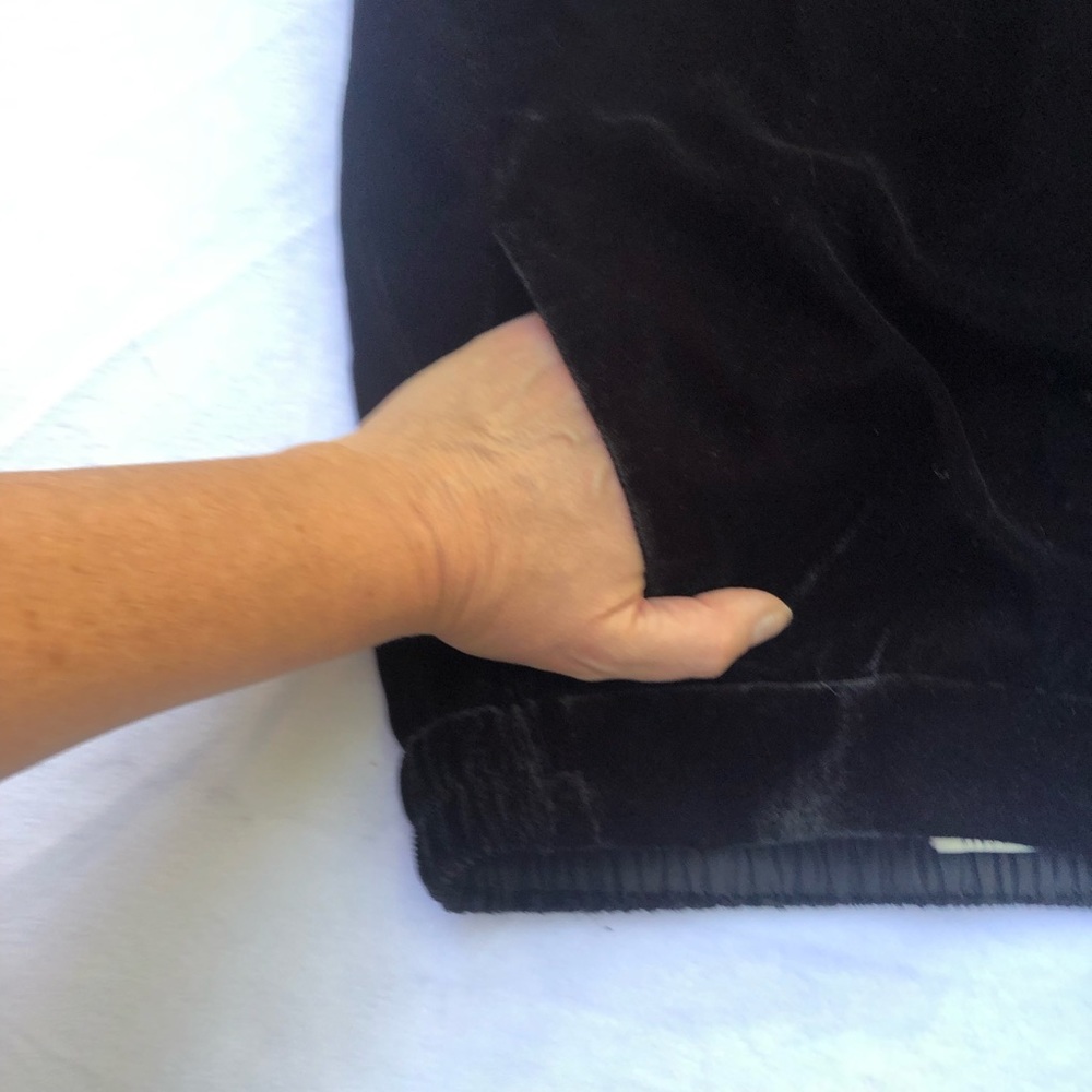 J.Crew Black Velvet pants